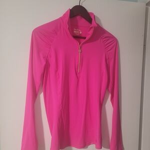 Lilly Pulitzer Vibrant Pink Long Sleeve Top